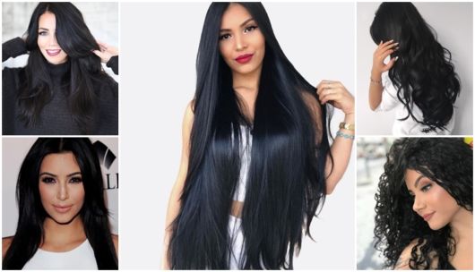 Longs cheveux noirs - 42 superbes inspirations de cheveux!