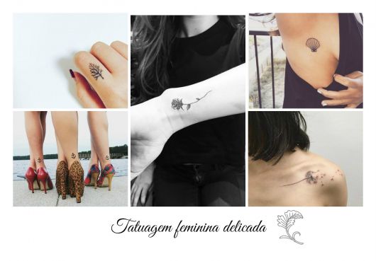 Delicado tatuaje femenino: ¡85 inspiraciones de diseño y regiones para tatuar!