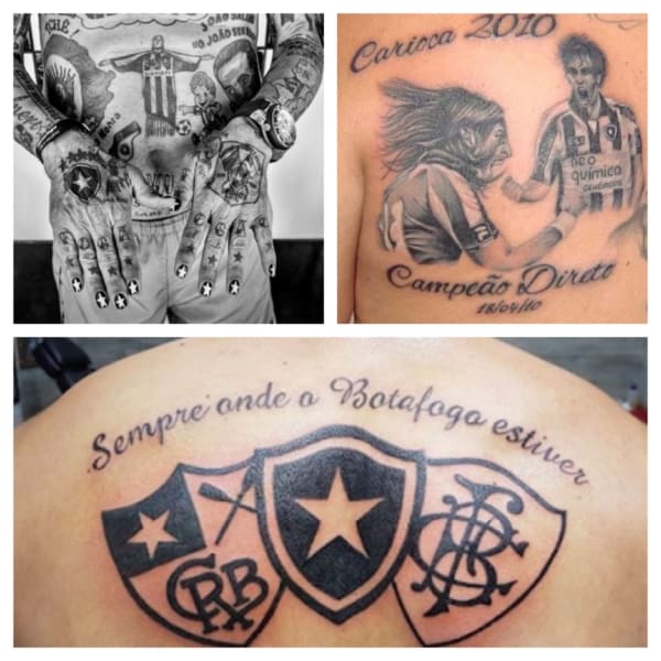 Tatuaje de Botafogo: ¡+40 ideas para los fanáticos del equipo! •【2022】