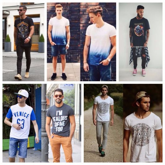 T-shirt da uomo: marchi famosi, modelli e più di 100 consigli di look!