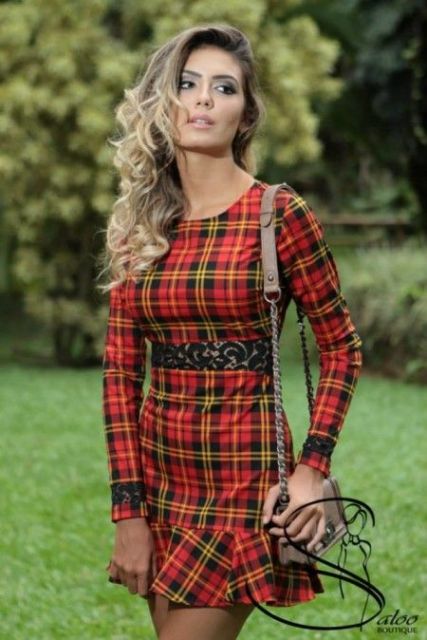 Vestido Ajedrez: ¿Cómo llevarlo? Modelos y 43 looks sensacionales