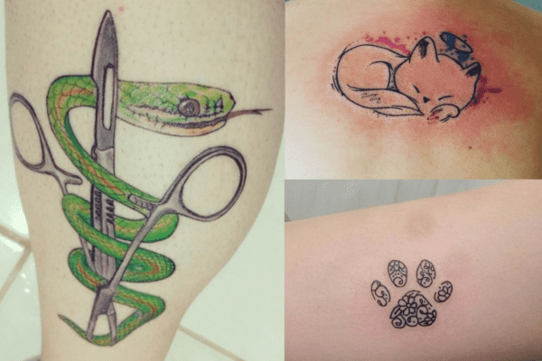 ¡+40 tatuajes veterinarios para honrar la profesión!