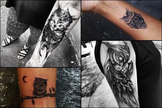 Tatuaggio gufo: significato e 60 idee sensazionali!