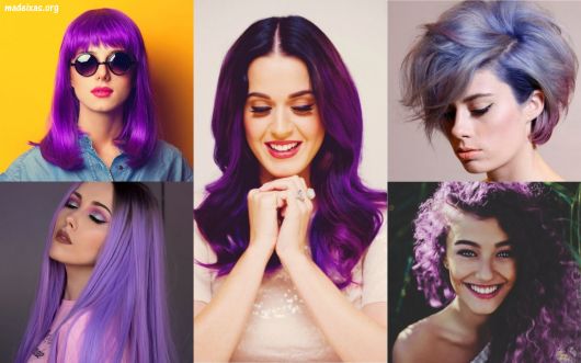 Cheveux violets – Les 63 plus belles idées et comment les teindre à la maison !