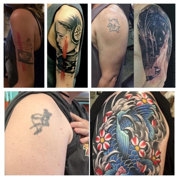 Tattoo Cover-up ➞ Tutto su + 80 INCREDIBILI cover-up!