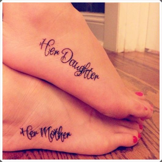 Tatuaje de madre e hija: ¡60 ideas increíbles e inspiradoras!