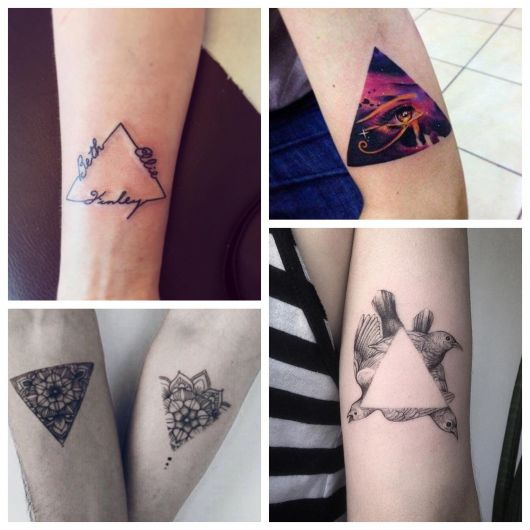 Tatuaje Triángulo: Significado + 80 ideas para todos los gustos!