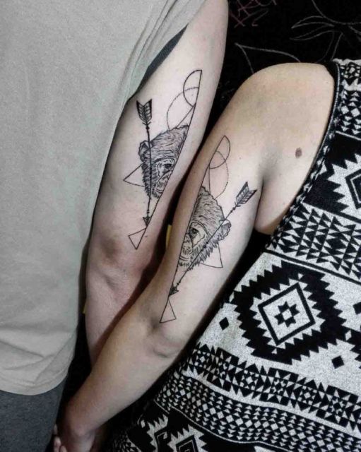Tatuaje de pareja: 100 fotos apasionantes, ideas y modelos.