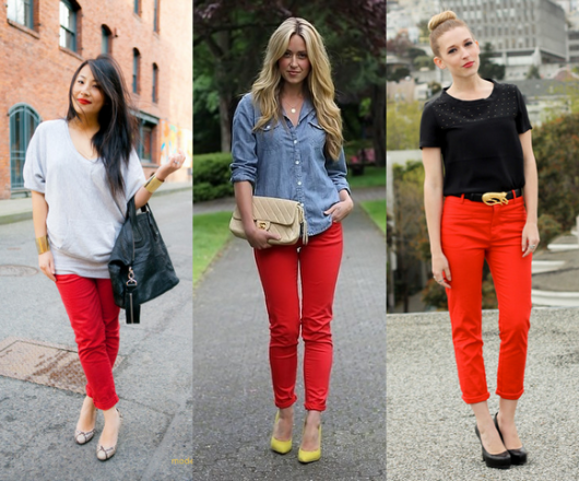 Pantaloni rossi da donna: come indossarli e più di 100 stili e look