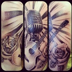 25 idées de tatouage de microphone pour hommes et femmes !