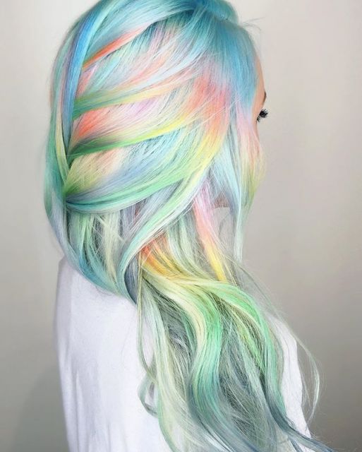 Rainbow Hair: ¡40 inspiraciones para enamorarse de Rainbow Hair!