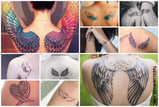 Tatuaje de alas: ¡significados y 61 ideas súper creativas y hermosas!