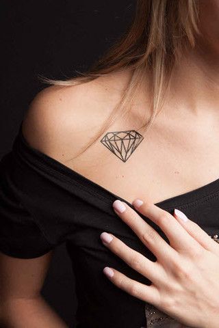 Diamond tattoo: meanings, models and 77 beautiful tattoos!