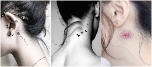 Tatuaje de cuello femenino: ¡47 inspiraciones asombrosas!