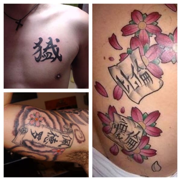 50+ tatouages ​​CHINOIS qui vont vous époustoufler !【2022】