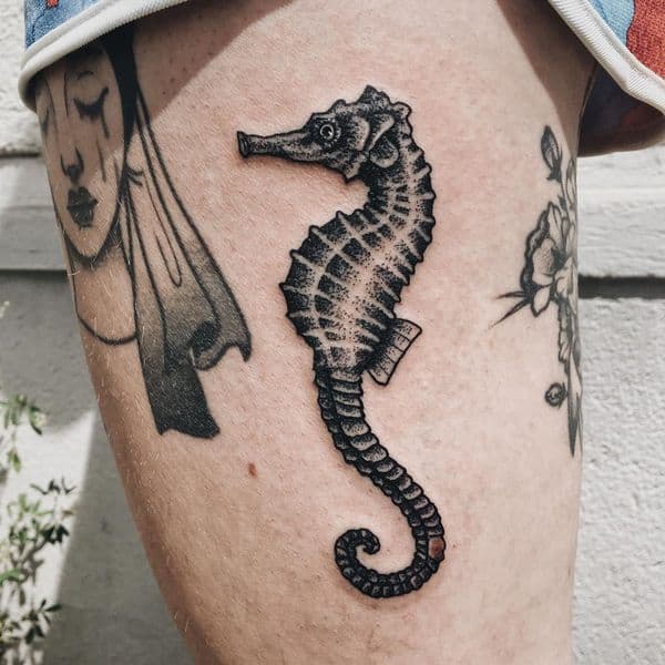 Tatouage hippocampe【2022】» +45 BELLES idées de tatouage !