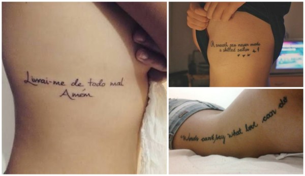 Frasi sulla costola – 40 tatuaggi scritti per farti ispirare!