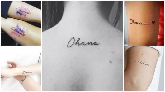 Tatouage Ohana - Qu'est-ce que cela signifie? + 60 inspirations passionnées !