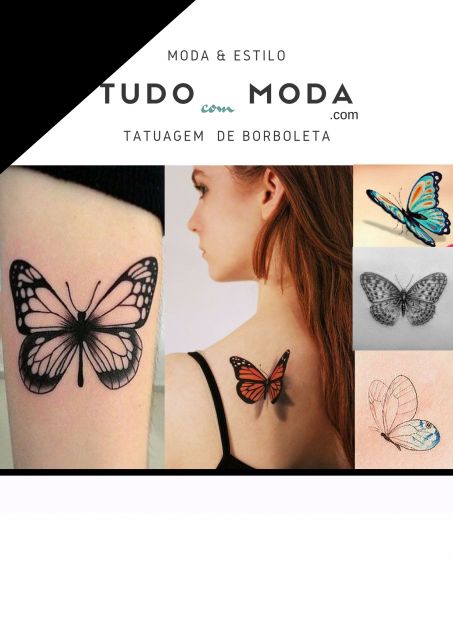 Tatuaje de mariposa: ¡85 ideas apasionantes con valiosos consejos!