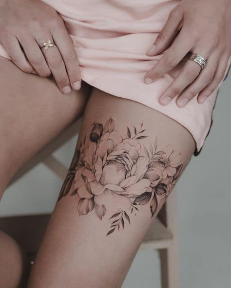 Tatuaje de peonía: ¡37 maravillosas inspiraciones de tatuajes con la flor!
