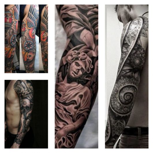 Tatuaggio maschile a braccio chiuso – 80 ispirazioni sensazionali!