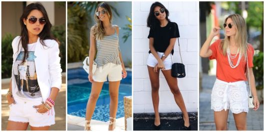 Cómo usar pantalones cortos blancos: ¡71 consejos de looks increíbles para que los uses!