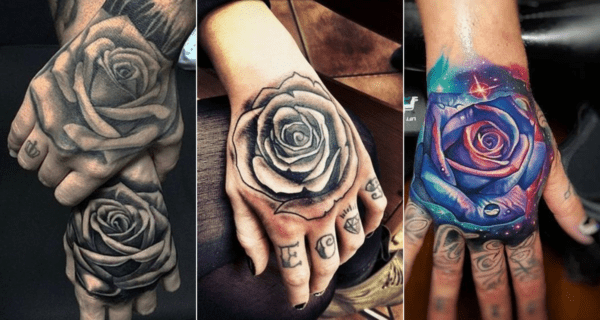 Rose Tattoo on HAND – 70 idées de tatouage parfaites !