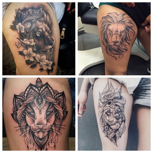 Lion Tattoo – 80 inspirations sensationnelles et leurs significations !