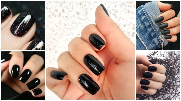 Vernis à ongles noir : +71 ongles parfaits et comment l'appliquer !【2022】