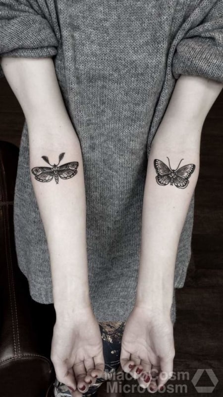 MOTH Tattoo: +45 ideas and their meaning!【2022】