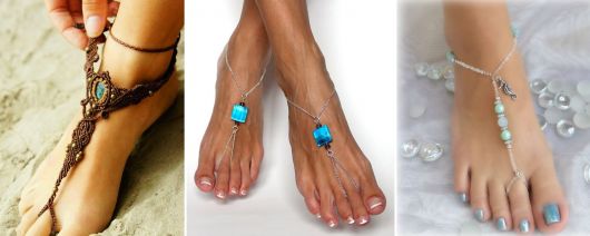 Foot Bracelet / Barefoot Sandals: ¡Qué son y + 48 hermosos modelos!